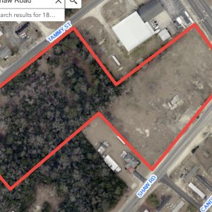 6 acre corner lot, commercial zoned